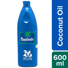 Parachute Pure Coconut Oil, 600 ml...
